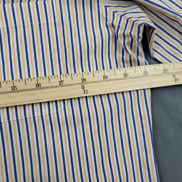 Croft & Barrow Men's Easy Care Classic Fit Striped Button Down Shirt 15.5 32/33 - Picture 7 of 12